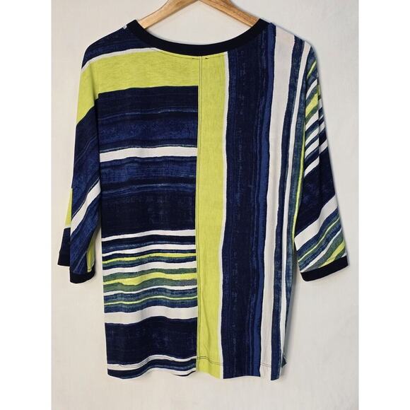 Women's PURE ESSENCE Urbanology Art-To-Wear Abstract Oversized Top-Sz XSmall - Picture 6 of 6